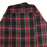 NOBLESSIMO Mens Lumberjack Jacket Black Flannel Plaid XL