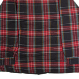 NOBLESSIMO Mens Lumberjack Jacket Black Flannel Plaid XL