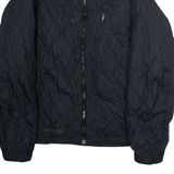 COLUMBIA Womens Quilted Jacket Black Diamond M