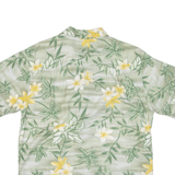 SUMMA Mens Hawaiian Shirt Green Floral M