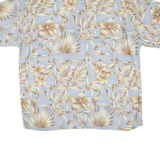 CAMPIA Mens Hawaiian Shirt Blue Floral XL