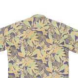 PIERRE CARDIN Mens Hawaiian Shirt Blue Floral L