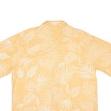 ISLAND REPUBLIC Mens Hawaiian Shirt Orange Floral L