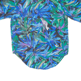 WHOOS SHIRT Mens Hawaiian Shirt Blue Crazy Pattern S