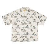 JAMAICA JAXX Mens Hawaiian Shirt Beige Floral XL