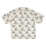 JAMAICA JAXX Mens Hawaiian Shirt Beige Floral XL