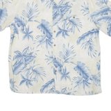 BATIK BAY Mens Hawaiian Shirt Blue Floral L