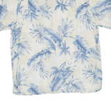 BATIK BAY Mens Hawaiian Shirt Blue Floral L