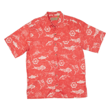 CLEAR WATER Fish Mens Hawaiian Shirt Pink XL