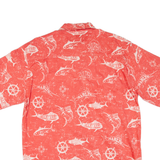 CLEAR WATER Fish Mens Hawaiian Shirt Pink XL
