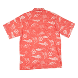 CLEAR WATER Fish Mens Hawaiian Shirt Pink XL