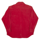ST JOHNS BAY Mens Plain Shirt Red Long Sleeve L