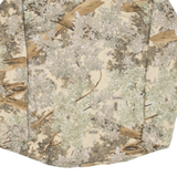 HIDDEN MESA Mens Shirt Green Camouflage Long Sleeve M