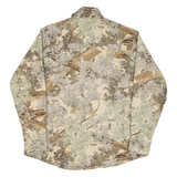 HIDDEN MESA Mens Shirt Green Camouflage Long Sleeve M