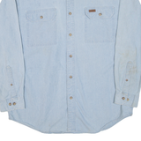 CARHARTT Mens Denim Shirt Blue Long Sleeve L
