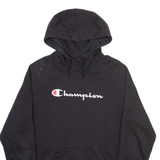 CHAMPION Mens Black Hoodie M