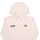 ELLESSE Crop Womens Pink Hoodie UK 4
