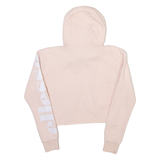 ELLESSE Crop Womens Pink Hoodie UK 4