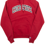 CHAMPION Chico State Mens Red Hoodie USA S