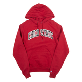 CHAMPION Chico State Mens Red Hoodie USA S