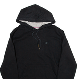 CHAMPION Mens Black Hoodie S