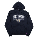 CHAMPION Suny Canton Kangaroos Mens Blue Hoodie USA L