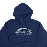 CHAMPION Athletic Club Mens Blue Hoodie L