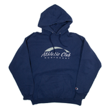 CHAMPION Athletic Club Mens Blue Hoodie L