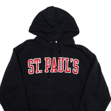 CHAMPION St.Paul's Mens Black Hoodie USA M