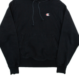 CHAMPION REVERSE WEAVE Mens Black Hoodie S