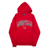 OLD VARSITY BRAND Louisville Mens Red Hoodie USA S