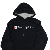 CHAMPION Mens Black Hoodie S
