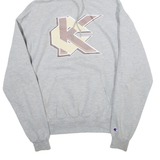 CHAMPION Mens Grey Hoodie M