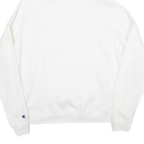 CHAMPION Mens White Hoodie L
