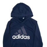 ADIDAS Mens Blue Hoodie S
