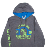 REEBOK Mens Grey Hoodie M