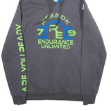 REEBOK Mens Grey Hoodie M