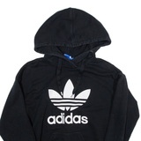 ADIDAS Womens Black Hoodie UK 8