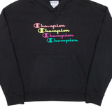 CHAMPION Womens Black Hoodie M