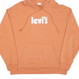 LEVI'S Womens Orange Hoodie L