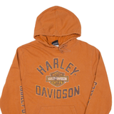 HARLEY DAVIDSON Womens Brown Hoodie S