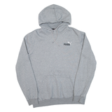 PUMA Tall Mens Grey Hoodie L