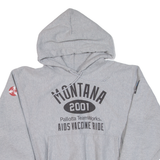CHAMPION REVERSE WEAVE Montana 2001 Mens Grey Hoodie USA M
