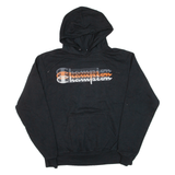 CHAMPION Mens Black Hoodie M