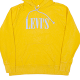 LEVI'S Mens Yellow Hoodie L