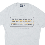 BARBOUR Motorcycle Clothing 1936 Mens Biker T-Shirt Grey M