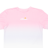 ELLESSE Ombre Womens T-Shirt Pink UK 12