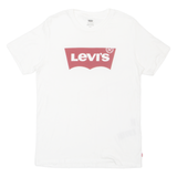 LEVI'S Mens T-Shirt White S