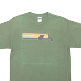 GILDAN Mens T-Shirt Green M