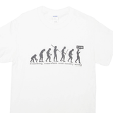 GILDAN Mens T-Shirt White S